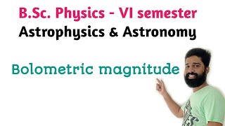 Bolometric magnitude [upl. by Aicnerolf]