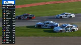 Dean Thompson VS Sean Hingorani ARCA MidOhio 2023 [upl. by Leonsis]