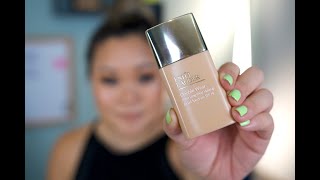 NEW Estee Lauder Double Wear Sheer Foundation Review Oily Skin  EatSleepMascara [upl. by Arualana]