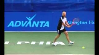 A Agassi Backhand In Slow Motion [upl. by Elma]