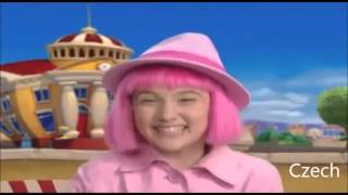 Lazy Town  Bing Bang  Multilanguage [upl. by Eidnak]