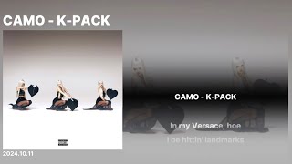 CAMO  KPACK  리릭비디오  lyric video [upl. by Enneirda]