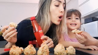 COMO FAZER COXINHA SAUDÁVEL DE AVEIA MUITO FÁCIL E DELICIOSO [upl. by Soph]