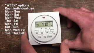 How To Set A Hydrofarm Digital Timer  Titan Controls Century Vivosun Viagrow Aspectek [upl. by Yedsnil]