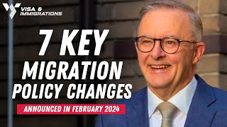 7 KEY CHANGES IN AUSTRALIA MIGRATION POLICIES FOR PACIFIC MIGRATION FEBRUARY 2024 [upl. by Jerol]