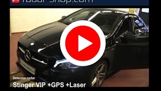 Detector radar Mercedes CLA 250 Video [upl. by Holmes]