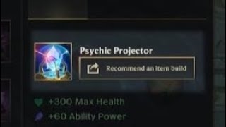 New Item Psychic Projector  Wild Rift [upl. by Oirobil306]