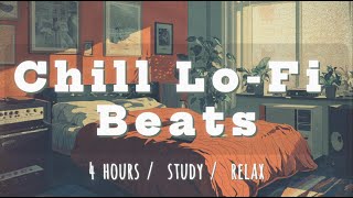 Lofi Chill Beats 🌱 4 hours  Deep Focus StudyWork Concentration  chill lofi hip hop beats [upl. by Llertnor]