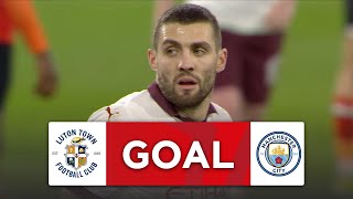 GOAL  Mateo Kovacic  Luton Town 26 Manchester City  Fifth Round  Emirates FA Cup 202324 [upl. by Zerimar]