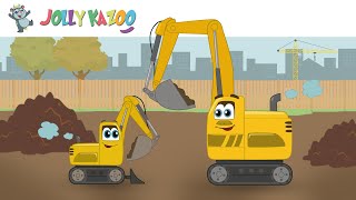 The Excavator Song Jack amp Paul  Digger Song  Jolly Kazoo [upl. by Ahsienahs257]