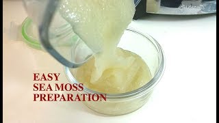 HOW TO PREPARE SEA MOSS For Facials Recipes Hair [upl. by Eniretak718]