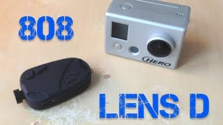 808 16 V2 Lens D vs GoPro [upl. by Symons]