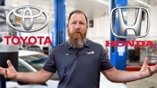 Honda Vs Toyota  Reliability [upl. by Aicilaanna]