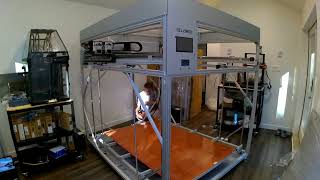 Big Dowell 3D Printer Build to first print [upl. by Einnel]