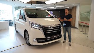 พาชม แบบเจาะลึก Toyota Majesty MY24 สุดยอดรถตู้เครื่องยนต์ดีเซล ขับหลัง 11 ที่นั่ง [upl. by Oilalue]