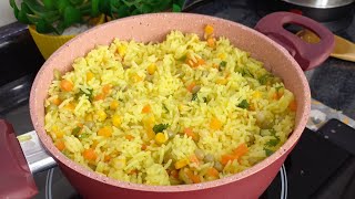 COMO FAZER ARROZ A GREGA SOLTINHO [upl. by Previdi]