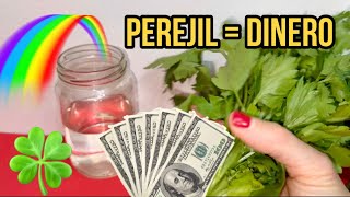 PEREJIL PARA ATRAER DINERO💰🍀 [upl. by Matthei]