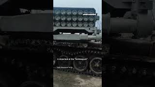 Captured TOS1A Solntsepyok Ukrainian Soldiers Show Seizured Russian Multiple Rocket Launcher [upl. by Erdnael103]