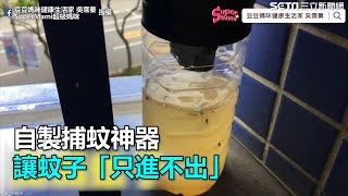 自製捕蚊神器 讓蚊子「只進不出」｜三立新聞網SETNcom [upl. by Dnarb]