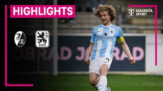 SC Freiburg II  TSV 1860 München  Highlights 3 Liga  MAGENTA SPORT [upl. by Lorilee]