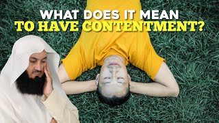 What Does It Mean To Have Contentment  Mufti Menk [upl. by Etnemelc]