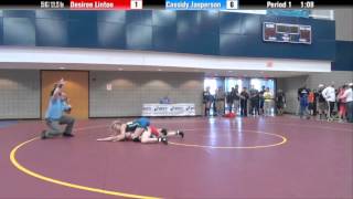 55 kg R16  Desiree Linton Paradigm vs Cassidy Jasperson OKCU [upl. by Rafaela493]