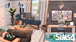 Bachelor Apartment  NO CC  The Sims 4 Speed Build [upl. by Alphonsine]