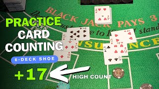 6 Deck Card Counting Practice Weekly Video [upl. by Felice163]