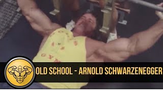 Arnold Schwarzenegger Training Chest amp Shoulders  Old School Rare Footage of Arnold Schwarzenegger [upl. by Atinus]