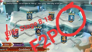 Lords Mobile  F2p Final Elite Stage 818 How to complete with F2P heroes very easy [upl. by Damon]