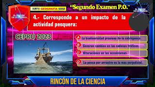 📢2º EXAMEN CEPRU PRIMERA OPORTUNIDAD 2023  GEOGRAFÍA👨‍🏫 111123 [upl. by Ydnolem]