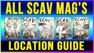 Fallout 4 Nuka World DLC ALL SCAV Magazine Locations Diebrarian Achievement Trophy Guide [upl. by Gillead]