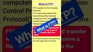 what is FTPFTP Server amp Its Works computerknowledge computer [upl. by Wini121]