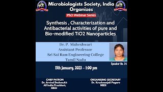 Synthesis Characterization and Antibacterial activities of pure and Bio modified TiO2 Nanoparticles [upl. by Samau]