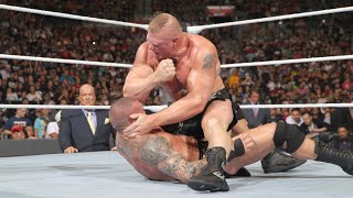 Randy Orton vs Brock Lesnar Summer Slam Full Match [upl. by Ahsienel]