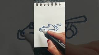 Mini sports car drawing simple shapes drawing basic shapes easy drawing sportscar [upl. by Lig]