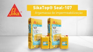 Argamassa de Impermeabilização SIKATOP SEAL 107 AB 25kg SIKA [upl. by Aicilav]