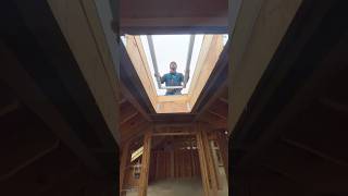 Velux blind tray prep amp skylight install [upl. by Atauqal]