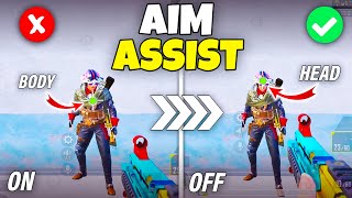 AIM ASSIST ON VS AIM ASSIST OFF  DIFFERENCE BETWEEN AIM ASSIST OFF AND ON  BGMI  Pubg Mobile [upl. by Berga]