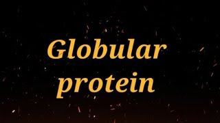 Minor haemoglobin Globular proteins Part 4 Lippincott [upl. by Pollerd]