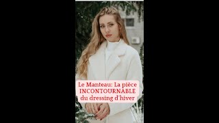 Le Manteau est La pièce Incontournable du Dressing dhiver Manteau femme 2022 [upl. by Trixy162]