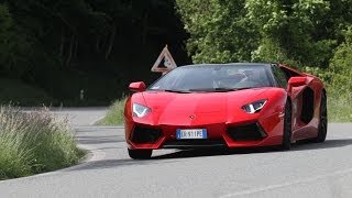 Lamborghini Aventador LP7004 Roadster  Test by DRIVE Magazine Eng subs [upl. by Aihc]