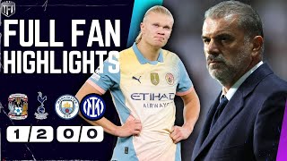 City Struggle Man City 00 Inter Milan Highlights Spurs get LUCKY Coventry 12 Tottenham [upl. by Conroy735]