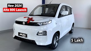 Alto 800 New Model 2024  Maruti Suzuki Alto 2024  Price Specification and Detailed Review [upl. by Shira]