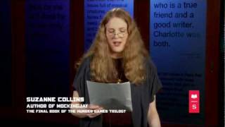 Suzanne Collins reads from the first chapter of MOCKINGJAY [upl. by Lamonica654]