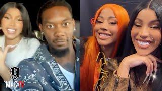 Offset Snatches His Phone Back After Cardi B amp Sister Hennessy Takeover Wit Girl Talk 😂 [upl. by Suiramad]