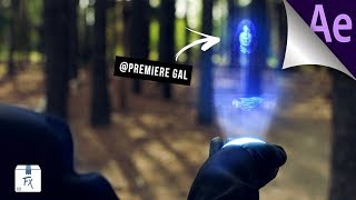 Create Star Wars Hologram  After Effects No Plugins [upl. by Nnaear]