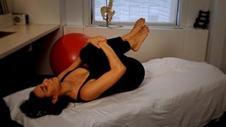 Why You Shouldnt Hug Knees to Chest  Back Pain Relief [upl. by Hanway336]