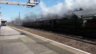 45407 amp 44871 at Newcastle amp Durham on 12 April 2010 [upl. by Raimes]