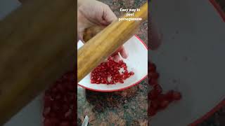 easy way to peel pomegranate pomegranate easywaytopeelpomegranate [upl. by Odracer104]